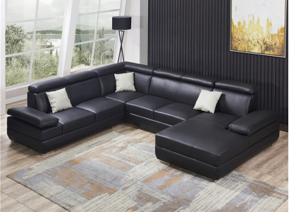 Moderne Sofa Eckgarnitur U Form Polster Ecke Couch Designer Sitz Möbel Couchen